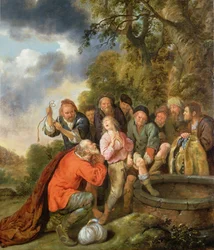 Joseph wird von seinen Brüdern in den Brunnen geworfen